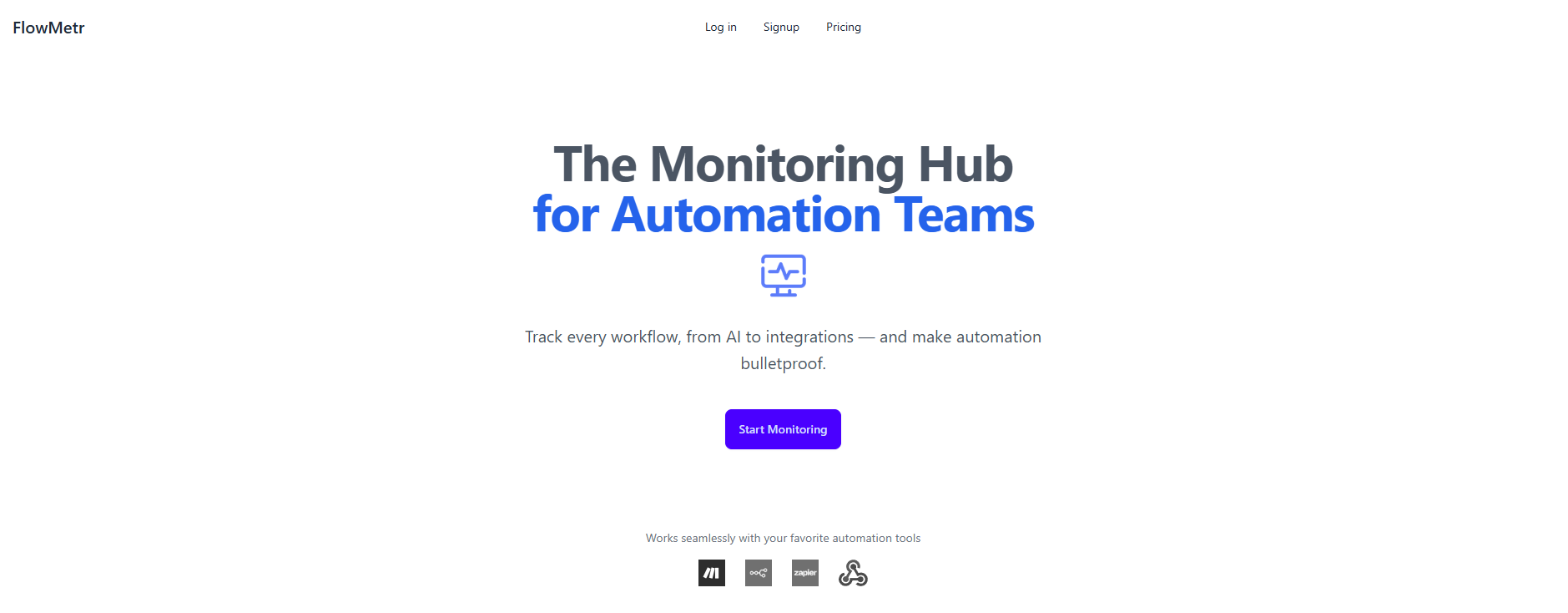 FlowMetr screenshot and logo